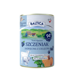 BALTICA Smaki Regionów Puppy Lamb  Veal 400 g – wet puppy food | Pupilowa Kraina