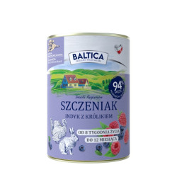 BALTICA Smaki Regionów Puppy Turkey  Rabbit 400 g – wet puppy food | Pupilowa Kraina