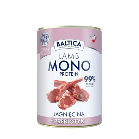 BALTICA NUTRACEUTIC Lamb 99%  Prebiotics 400 g – wet dog food | Pupilowa Kraina