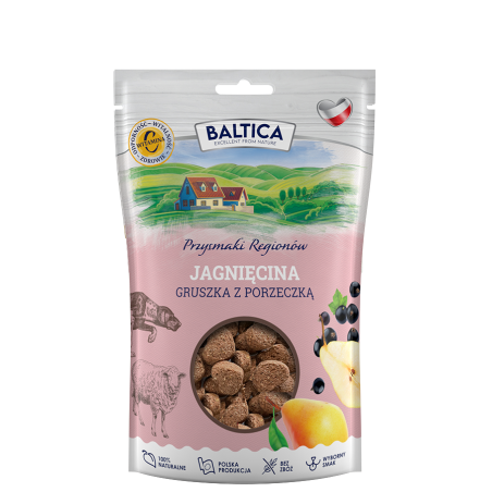 BALTICA Lamb with Pear 100 g – natural semi-soft dog treats | Pupilowa Kraina