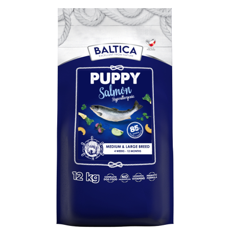 BALTICA EXCELLENT Puppy Salmon Hypoallergenic M / L 12 kg – hipoalergiczna karma dla szczeniąt | Pup