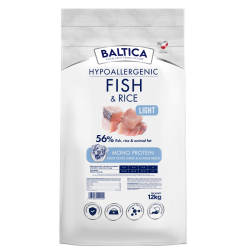 BALTICA NUTRACEUTIC Hypoallergenic Fish  Rice Light L/XL 12 kg – dry dog food | Pupilowa Kraina