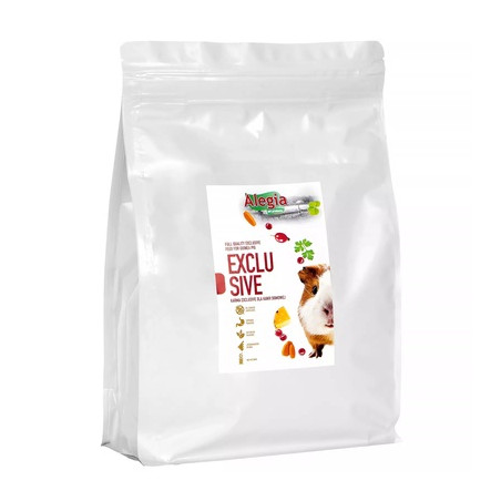 Alegia Exclusive Kawia Domowa 1,6 kg – karma premium dla świnki morskiej | Pupilowa Kraina