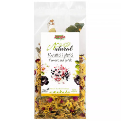 Alegia Natural Flowers and Petals 30 g – colorful dried flower mix for rabbits and rodents | Pupilow