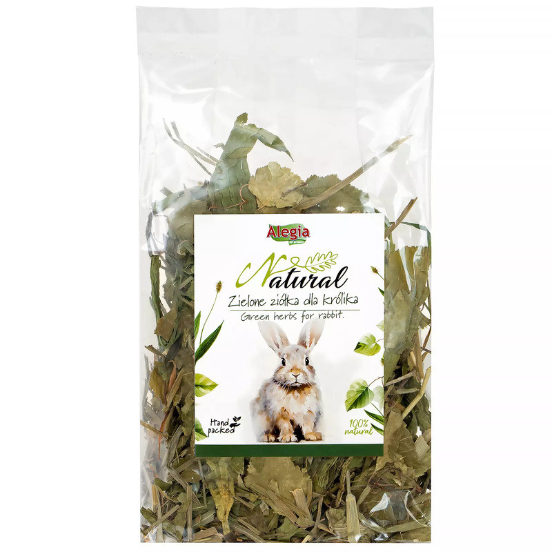 Alegia Natural Green Herbs for Rabbits 100 g – natural herbal mix | Pupilowa Kraina