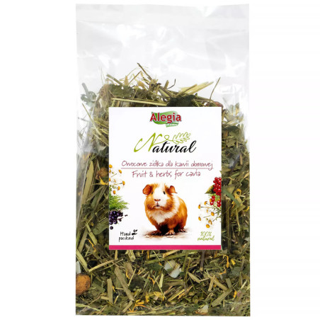 Alegia Natural Fruit Herbs for Guinea Pigs 130 g – herbal and fruit mix | Pupilowa Kraina