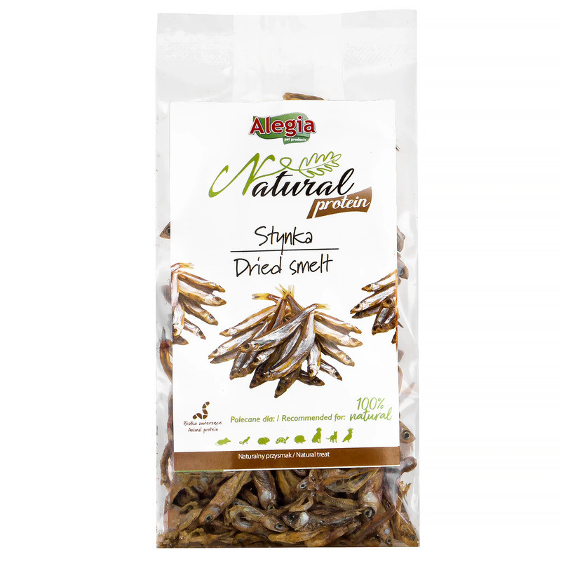 Alegia Natural Protein Smelt 40 g – high-protein natural fish treat | Pupilowa Kraina