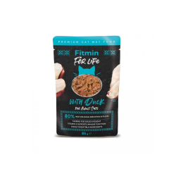 Fitmin For Life Fileciki z kaczką w sosie 85 g – karma mokra dla kota