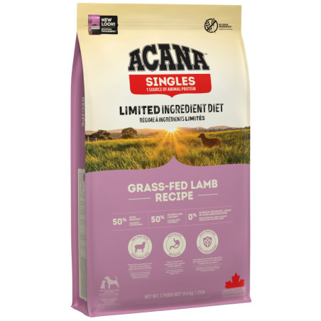 ACANA Singles Grass-Fed Lamb 11.4kg dry dog food
