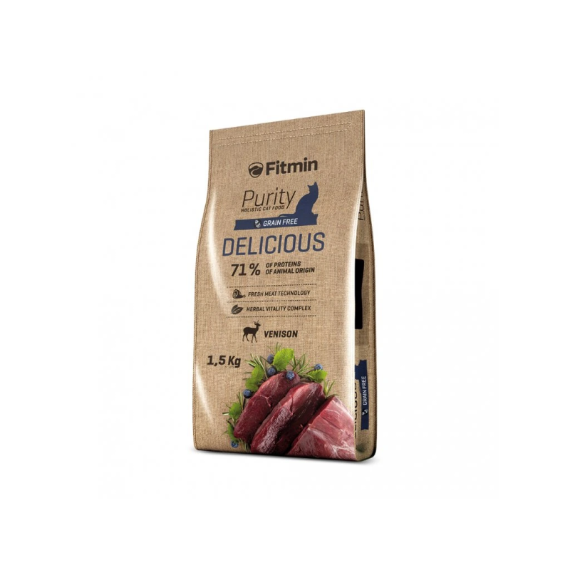 Fitmin Purity Delicious 1,5 kg – bezzbożowa karma dla kotów