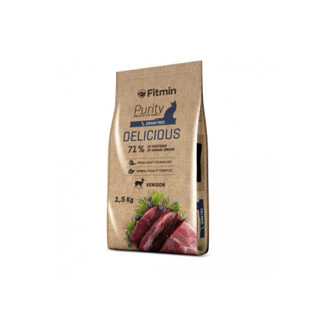 Fitmin Purity Delicious 1.5 kg – Grain-Free Dry Cat Food