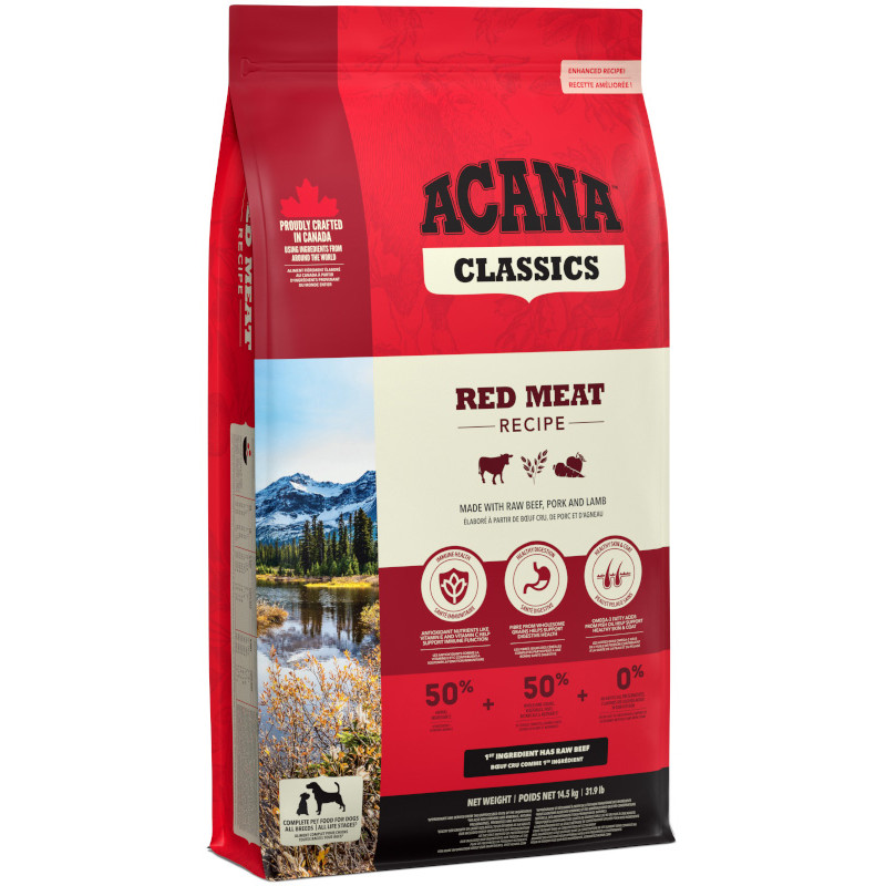 Karma dla psa ACANA Classics Red Meat 14,5kg sucha