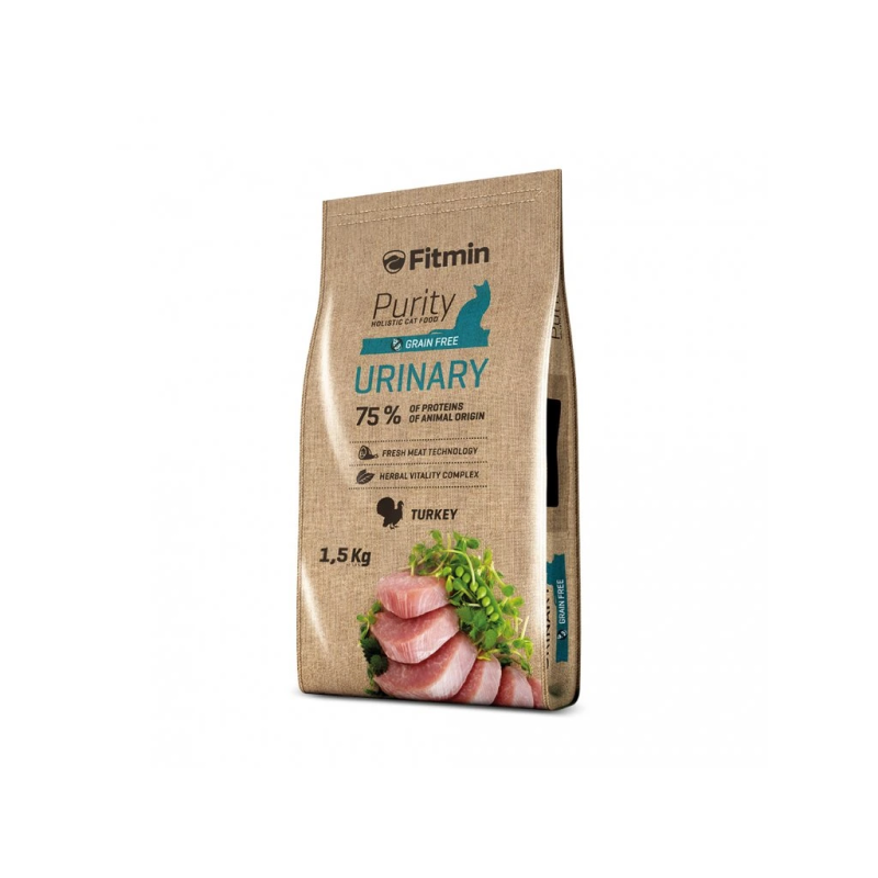 Fitmin Purity Urinary 1,5 kg – karma dla kotów z problemami dróg moczowych | Grain free
