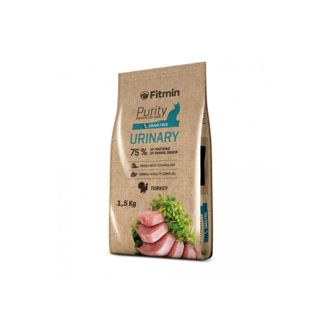 Fitmin Purity Urinary 1,5 kg – karma dla kotów z problemami dróg moczowych | Grain free