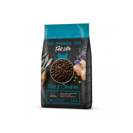 Fitmin For Life Fish  Chicken 1.8 kg – Dry Cat Food