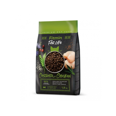 Fitmin For Life Castrate Chicken 1.8 kg – Dry Food for Neutered Cats