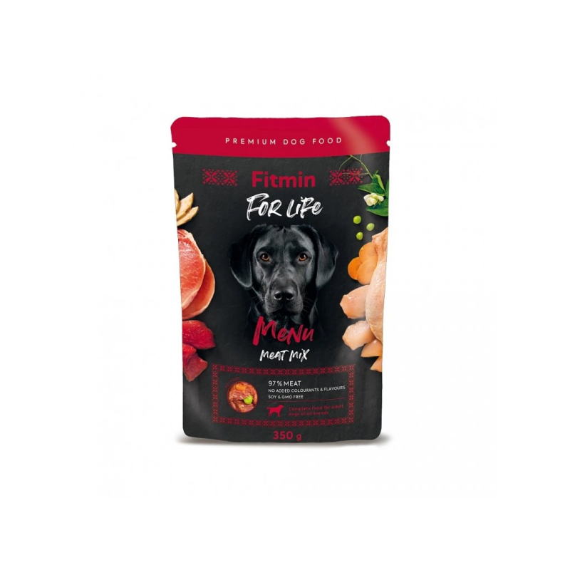 Fitmin For Life mieszanka mięsna 350 g – mokra karma dla psa