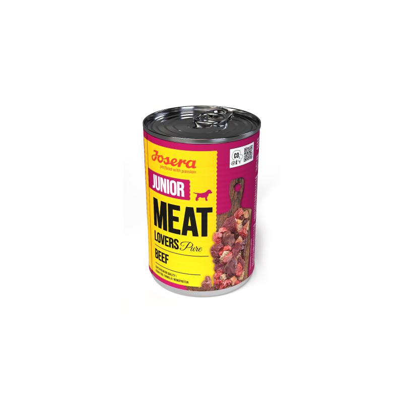 Meat Lovers Junior Pure Beef – 61.5% beef – wet food for puppies