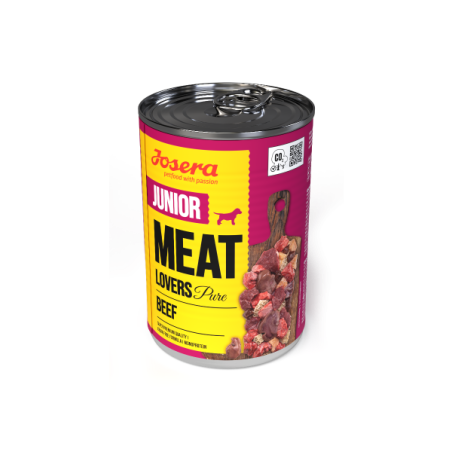 Meat Lovers Junior Pure Beef – 61.5% beef – wet food for puppies