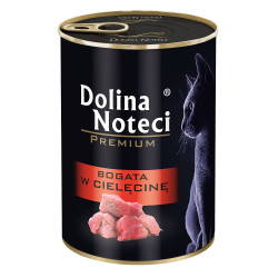 Wet cat food Dolina Noteci Premium veal 400g – great price, fast delivery