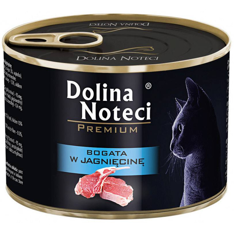 Dolina Noteci Premium lamb 185g – wet food for cats