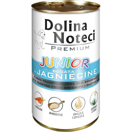 Dolina Noteci Premium Junior jagnięcina 400g – mokra karma dla szczeniąt