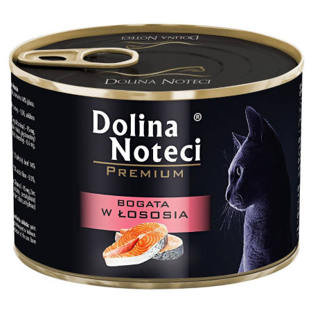 Dolina Noteci Premium łosoś 185g – mokra karma dla kota