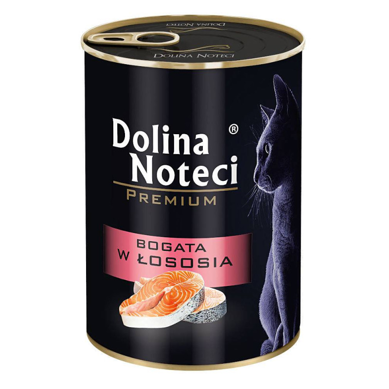 Dolina Noteci Premium łosoś 400g – mokra karma dla kota