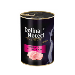 Dolina Noteci Premium Junior indyk 400g – mokra karma dla kociąt