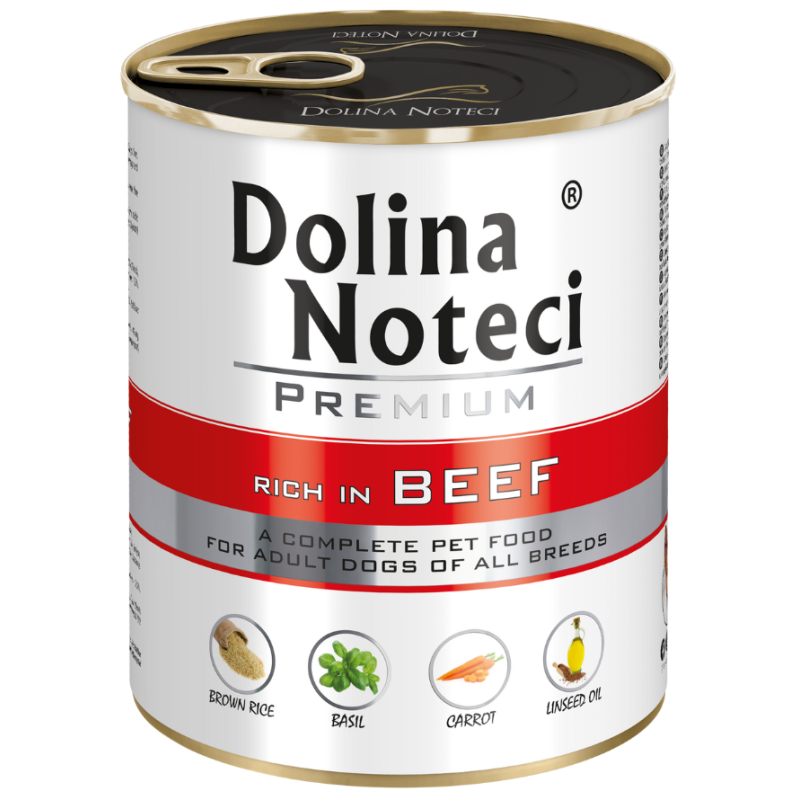 Dolina Noteci Premium wołowina 800g – mokra karma dla psa