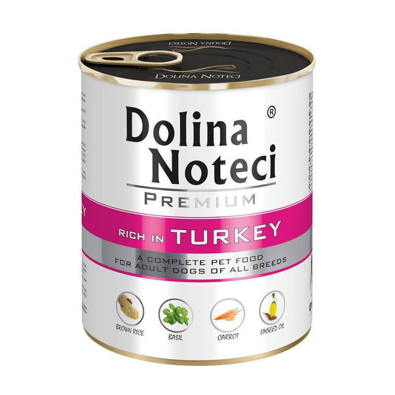 Dolina Noteci Premium indyk 800g – mokra karma dla psa