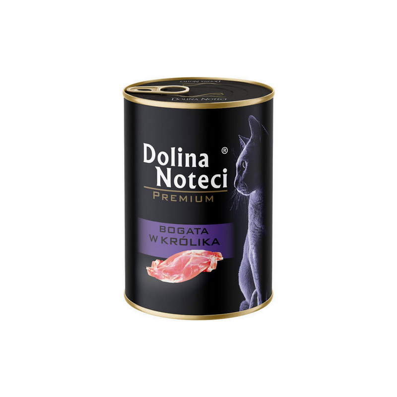 Dolina Noteci Premium rabbit 400g – wet food for cats