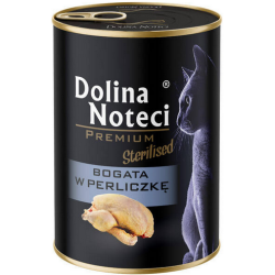 Dolina Noteci Premium Sterilised guinea fowl 400g – wet food for cats