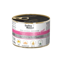 Dolina Noteci Junior Turkey Hearts  Goose Liver 185 g – wet food for puppies | Pupilowa Kraina