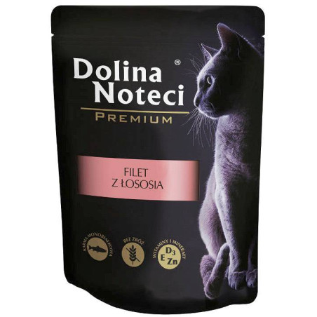 Karma mokra dla kota Dolina Noteci Premium filet z łososia 85g – naturalna i bogata w omega