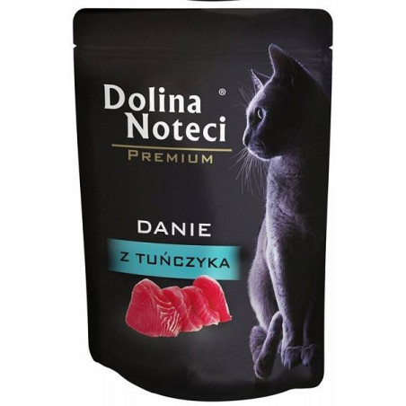 Wet food in pouches for adult cats with tuna

Dolina Noteci is a Polish brand known for high-quality