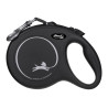 Flexi New Classic L Tape 8m black – durable and comfortable retractable leash