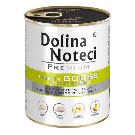 Dolina Noteci Premium gęś z ziemniakami 800g – naturalna karma mokra dla psa