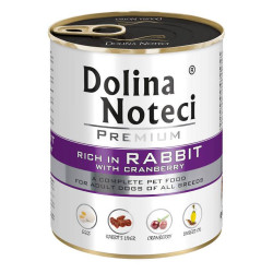 Dolina Noteci Premium rabbit with cranberry 800g – natural wet dog food