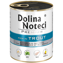 Dolina Noteci Premium rich in trout 800g – natural wet dog food