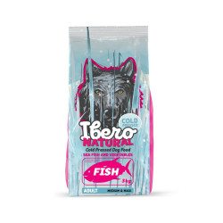 Dry dog food Ibero Cold Pressed Adult M/L Fish 3 kg – for medium  large breeds