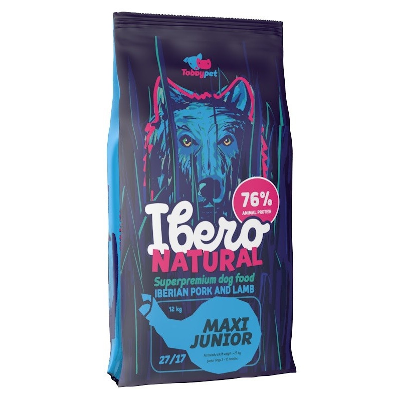 Karma dla psa Ibero Natural Junior MAXI 3 kg – dla szczeniąt dużych ras