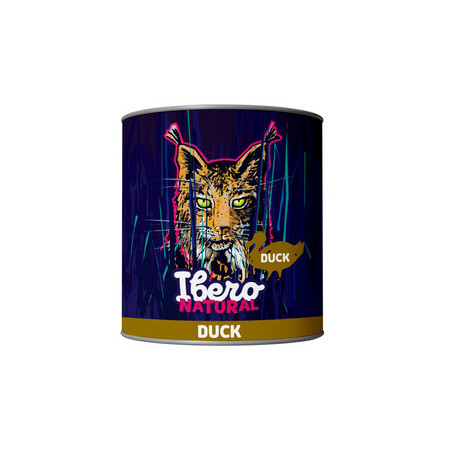 Wet cat food Ibero Duck 200 g – natural complete diet