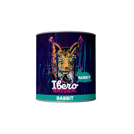 Wet cat food Ibero Rabbit 200 g – natural complete meal