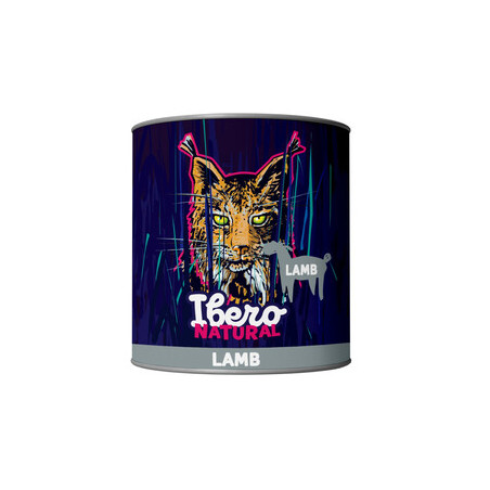 Wet cat food Ibero Lamb 200 g – natural meal