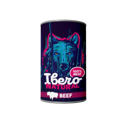 Wet dog food Ibero Natural Adult Beef 400 g – natural premium diet