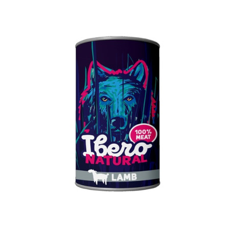 Wet dog food Ibero Natural Adult Lamb 400 g – natural premium diet