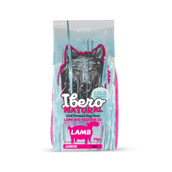 Karma dla psa Ibero Cold Pressed Junior Mini Jagnięcina 3 kg – dla szczeniąt małych ras