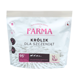 Dry dog food Farma Cold Pressed for Puppies Rabbit 2 kg – natural grain-free diet
