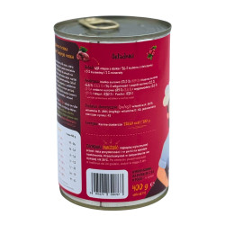 Karma mokra dla psa Mr. Bro Dzik z Żurawiną 400 g – naturalna dieta premium